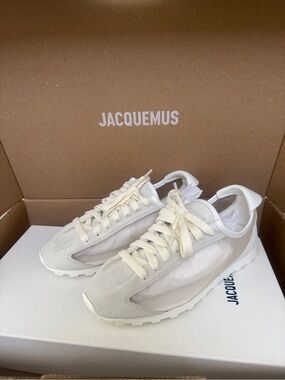 Jacquemus Women's Off-White Sneakers “The Tennis”